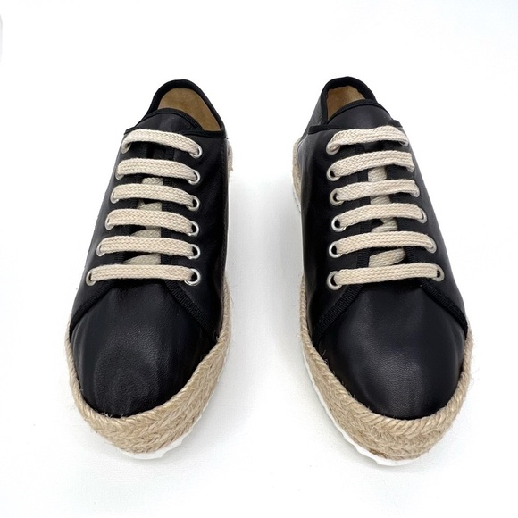 Five Worlds by Cordani Romero Espadrille Flatform Sneaker Black EU 38 = US 7.5-8 - Picture 3 of 10
